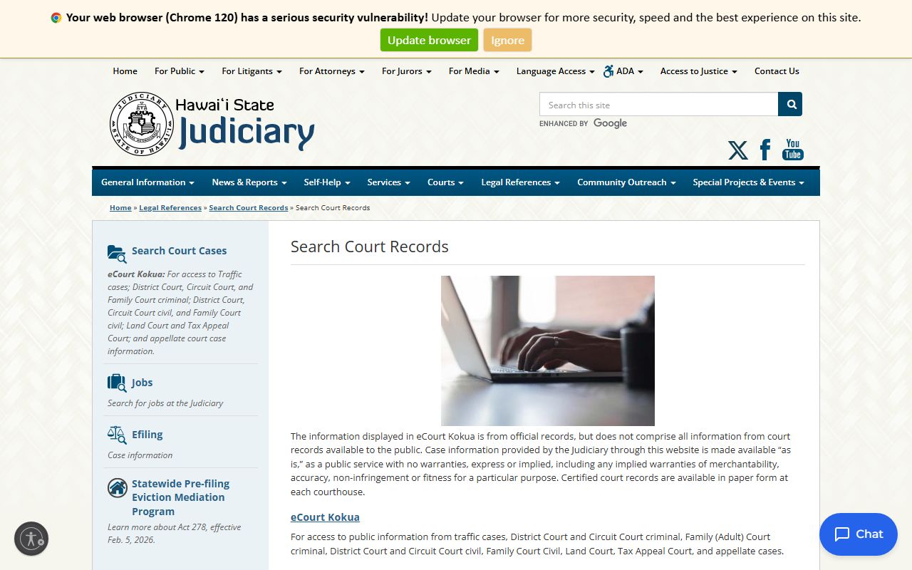 Second Circuit Court Wailuku page for a Wailuku people search